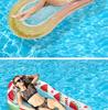 Inflatable Summer PVC Floating Bed with Sunshade and Backrest