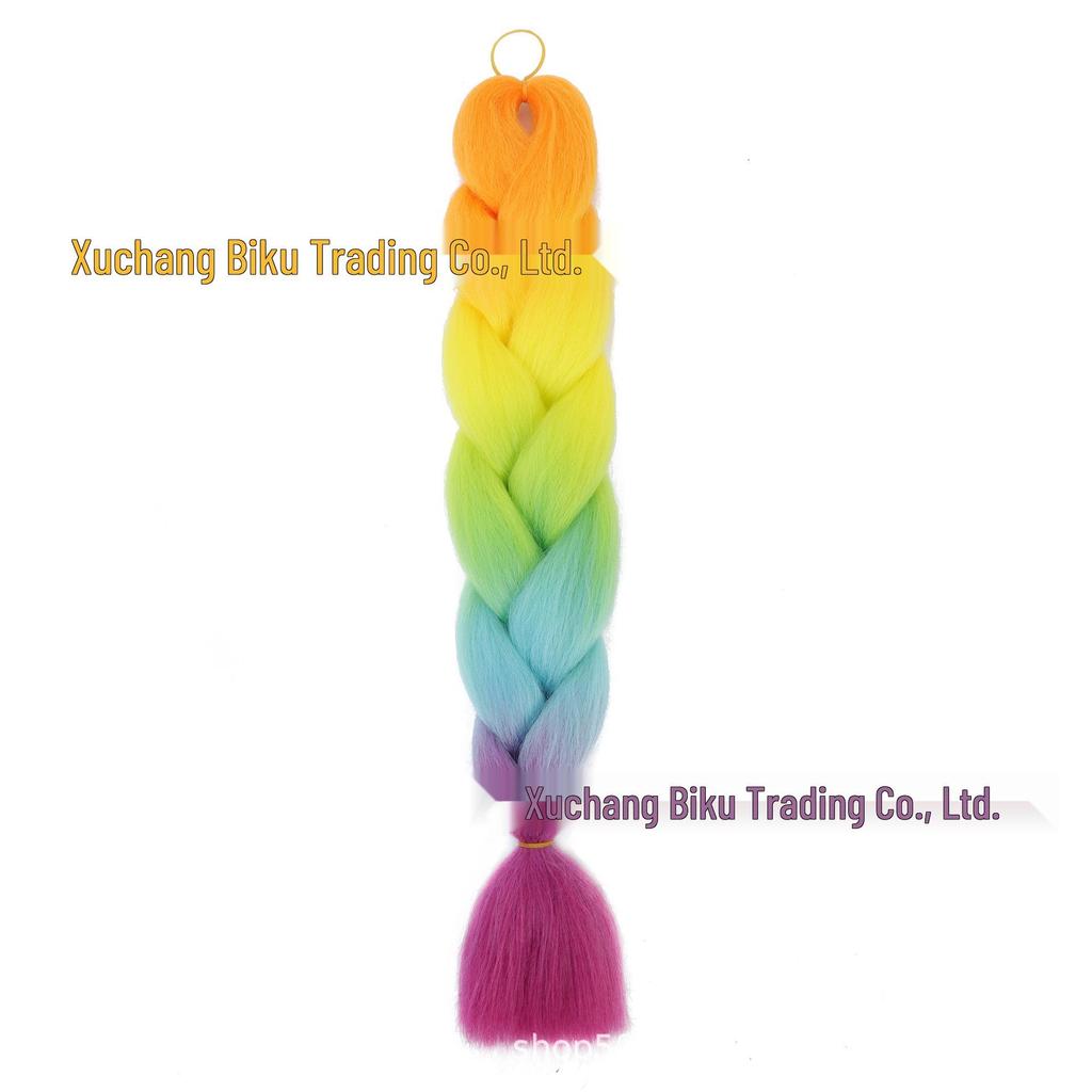 Three, Four, Five-Color Gradient High-Temp Fiber Jumbo Braid Material