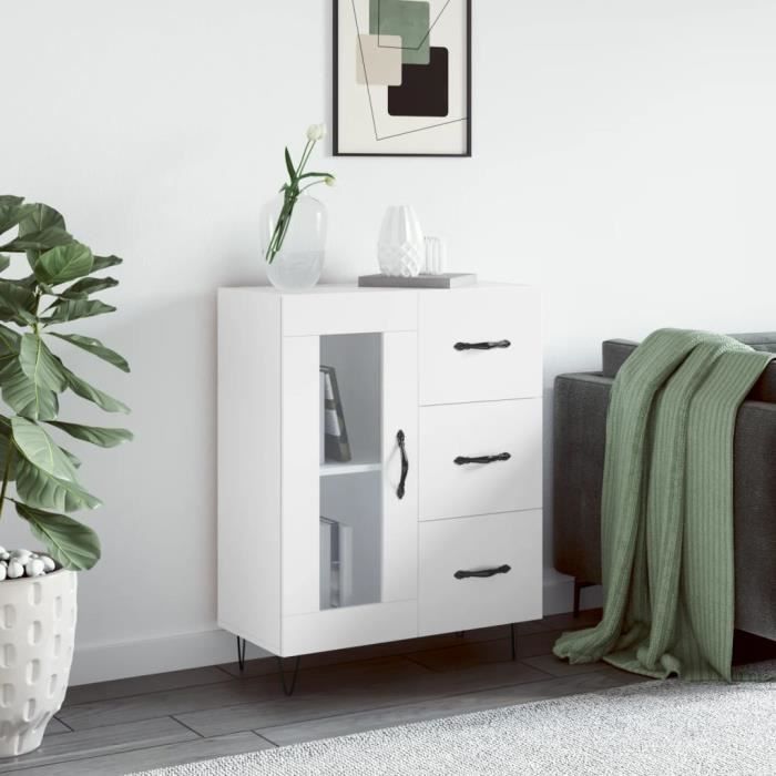 VidaXL Buffet White 69.5x34x90 Cm Engineered Wood 828036
