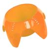 Beach Cup Holder Plastic Multifunctional Beach Drink Holder for Snacks Sunglasses Phone Orange