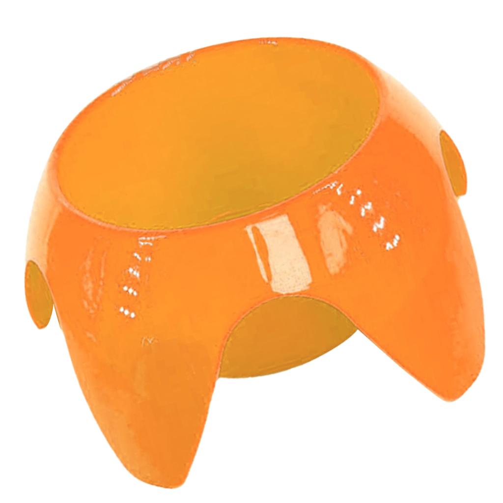 Beach Cup Holder Plastic Multifunctional Beach Drink Holder for Snacks Sunglasses Phone Orange