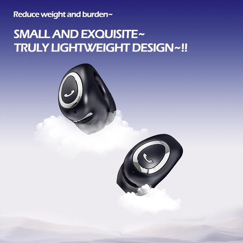 S9 Single Ear Bluetooth Wireless Earphone Ear-Clip Design Headphone Noise Reduction Bluetooth 5.3