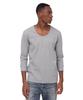DAILY RIB QUARTER SLEEVE TEE 6143509 Men's L 014 GREY