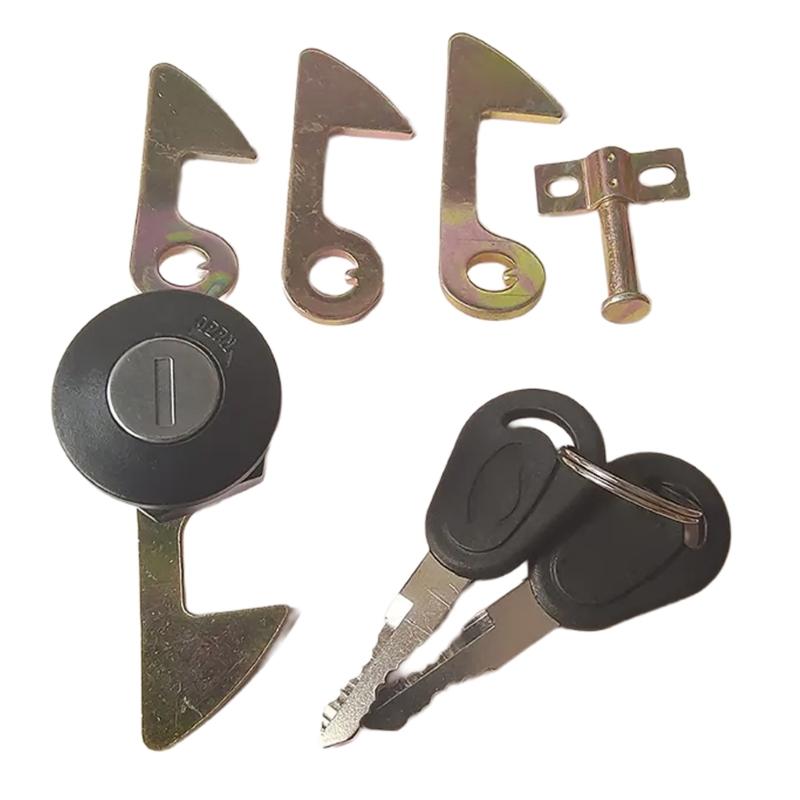 

Secure Electric Bike Rear Box Lock With 2 Keys Metal Safety Accessory Easy Install Suitable For Motorcycles And Scooters 1