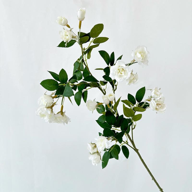 Mini Flower Artificial Rose Wedding Hotel Restaurant Desktop Decoration Ornament