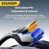 Essager CAT8 Ethernet Cable 40Gbps 2000MHz CAT 8 Networking Cotton Braided Internet Lan Cord for Laptops PS 5 Router RJ45 Cable