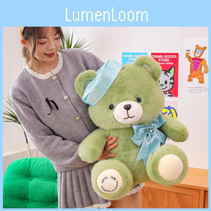 Teddy Beret Bow Bear Plush Doll Childrens Birthday Gift Souvenir Decoration Home