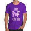 Holy Shih Tzu Funny Dog Lovers Unisexs TShirt Summer 100 Cotton Short Sleeve ONeck Unisex T Shirt New S3XL