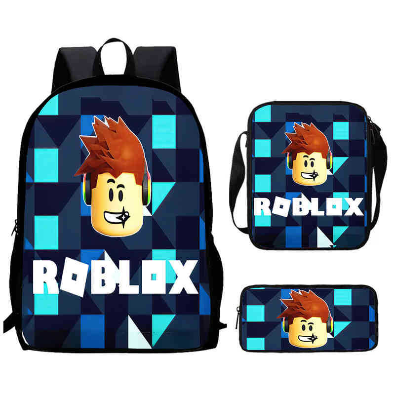 Roblox Printed Backpack, Children'S And Elementary School Bags