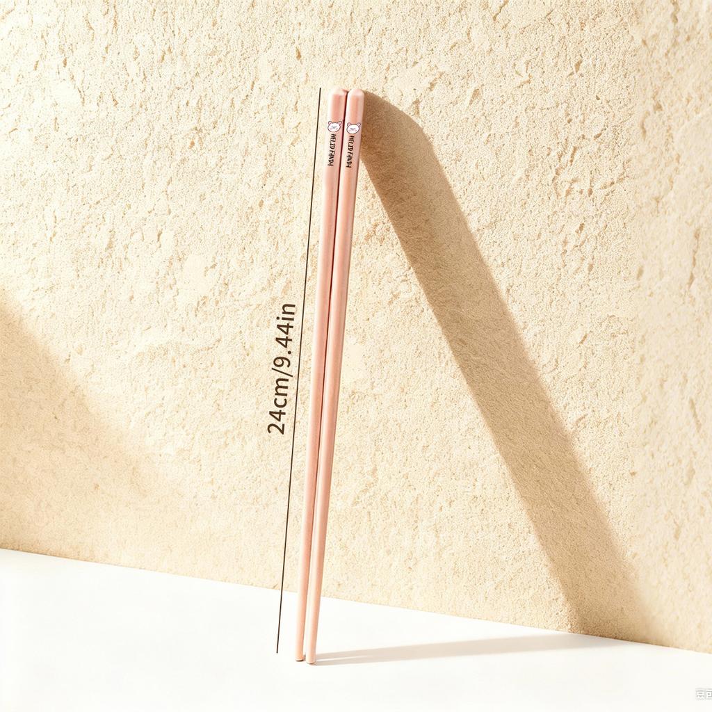 1/5 Pairs Reusable Ceramic Chinese Chopsticks Heat-resistant Anti Mold & Non-slip Sushi Sticks Chopsticks Kitchen Tableware