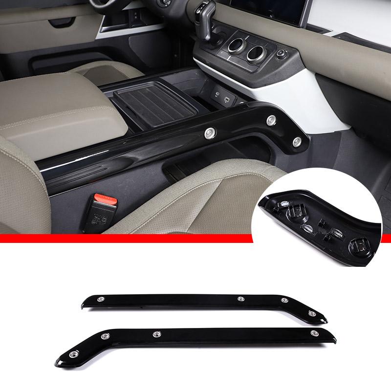 ABS Black For Land Rover Defender 90 110 2020-23 Car Interior Central Control Protection Cover Decorative Patch Car Accessories