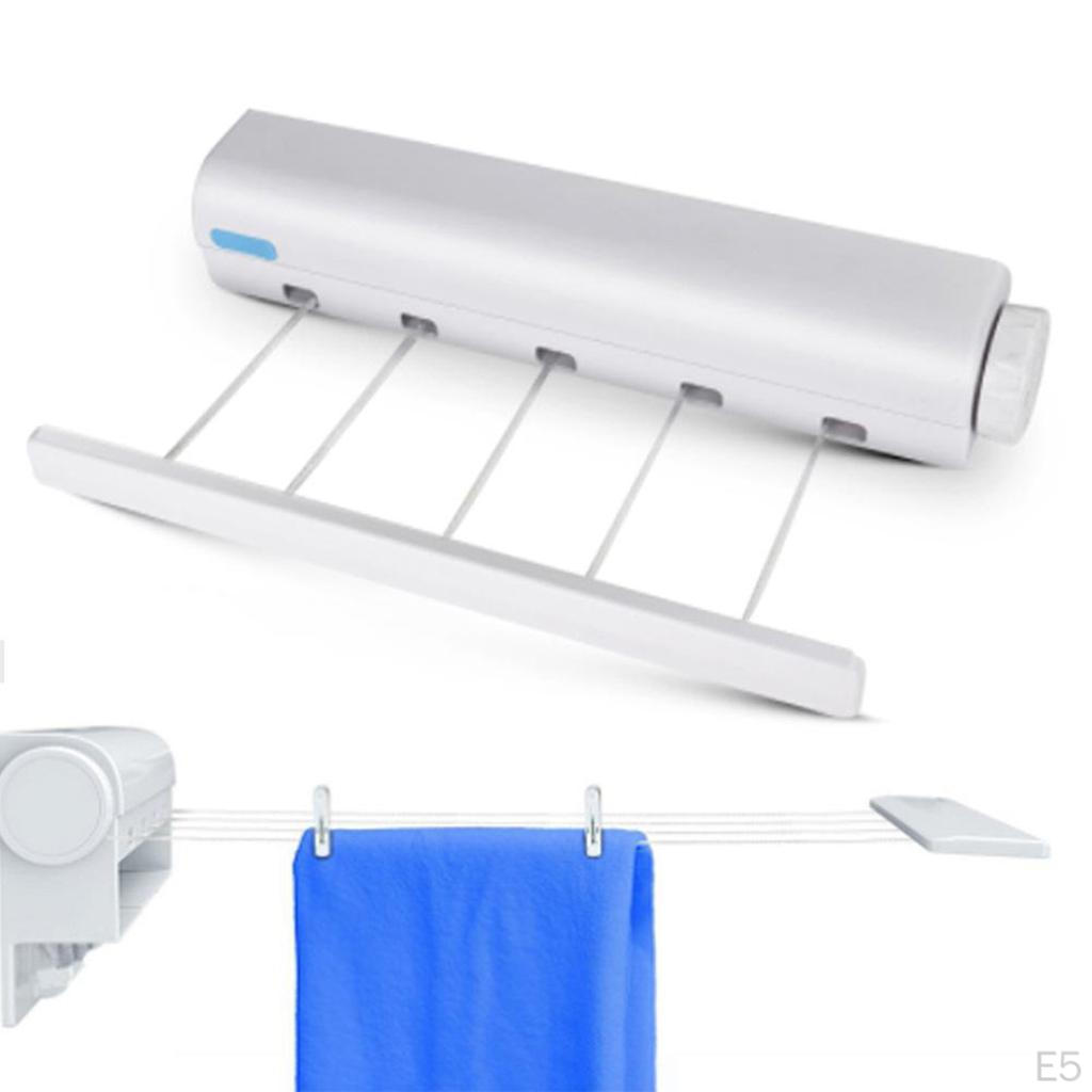 Adjustable Clothes Drying Line for Indoor and Outdoor Use