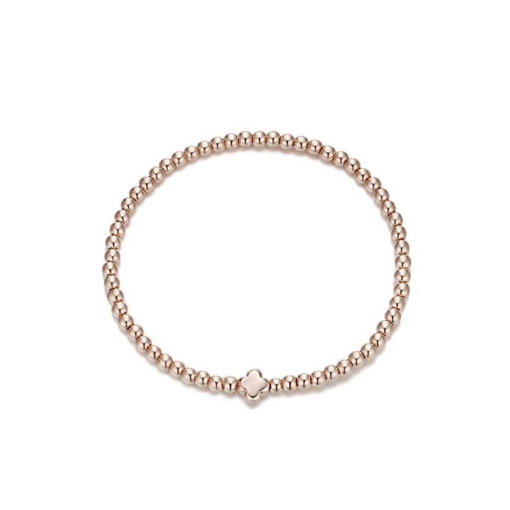[leshop] 14K Clover Ball Bracelet (Gold Plated)_LJ4194BRB