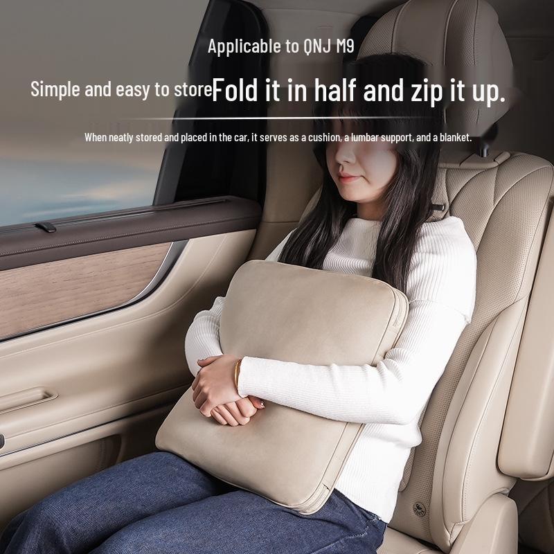 Multi-functional Suede Plush Pillow/Air Conditioning Blanket/Car Accessory