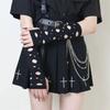 Long Length Gothic Gloves Fingerless Hollow Out Gloves Sexy Long Gloves  Unisex