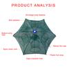 6/8/10/12 Holes Umbrella Fishing Net Cage Shrimp Crab Fish Trap Foldable Fishing Bait Trap Crawfish Trap Cast Net Cage