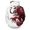 3D Digital Printing Men's and Women's Hoodies, Sweaters, Long Sleeves, Loose Spring and Autumn Clothes