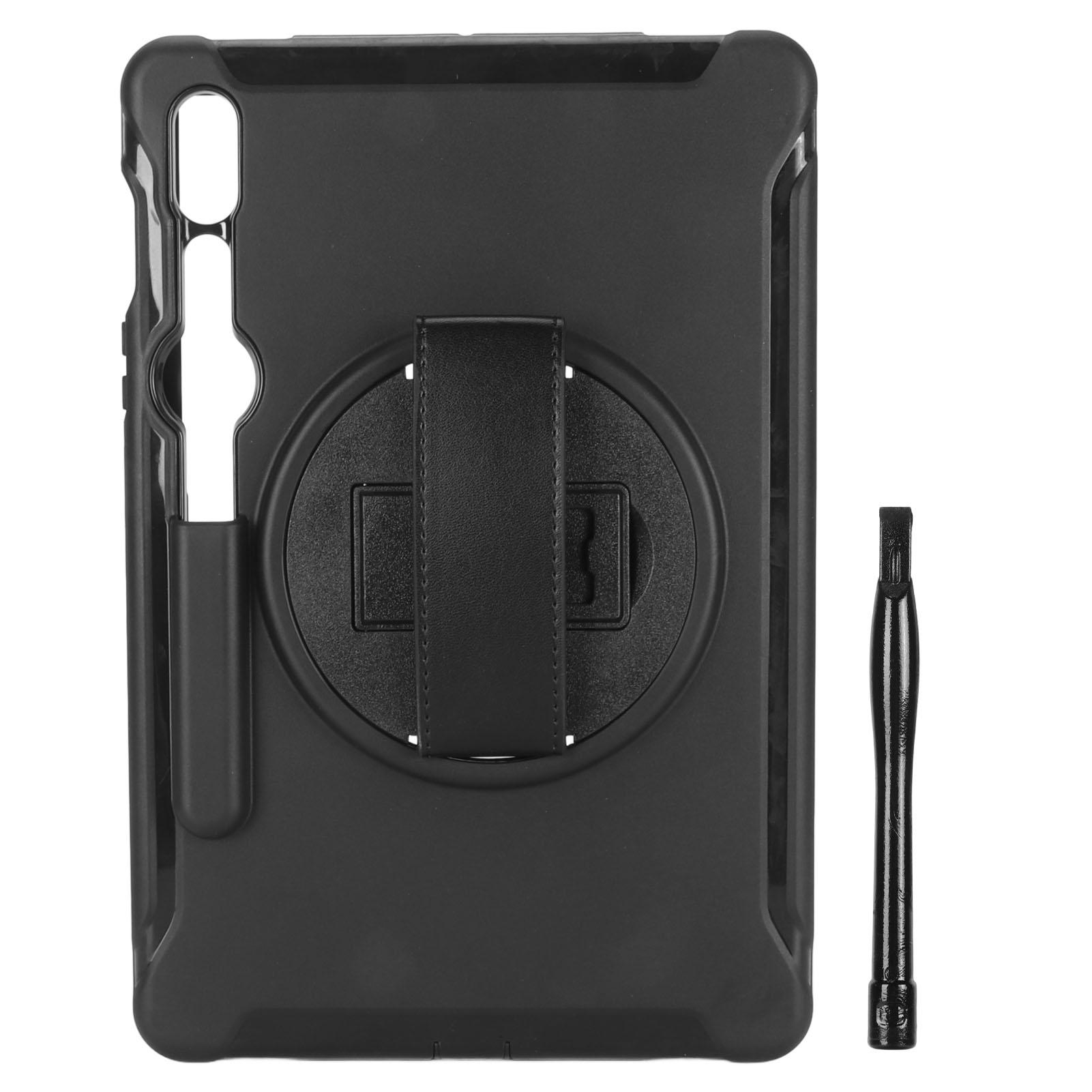 

Прочный чехол для планшета, защитный чехол для планшета с ремешком, подставка, слот для стилуса для девочек Black