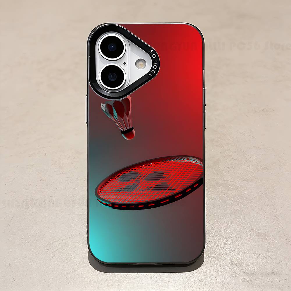 Sports Badminton Phone Case For IPhone 17 16e 16 15 14 13 12 Pro Max X XR XS MAX Back Cover iPhone16pro