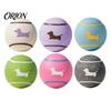Cute Dachshund Pattern Pet Supplies Latex Squeaky Dog Ball, Interactive Fetch Pattern, Elastic Bouncing Balls for Puppy Training Chew Toy Small Medium