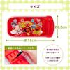 LEC Anpanman Antibacterial Slide Set Bamboo Space 3-Piece (Fork, Spoon, Chopsticks) Red/SIAA Antibacterial/Name Included/
