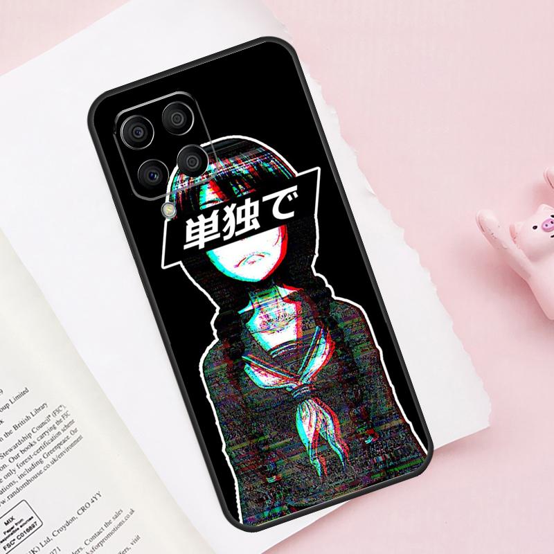 

Sad Girl Japanese Anime Case For Samsung Galaxy M15 M35 M55 M51 M31 M21 M11 M16 M36 M56 M53 M12 M32 M52 M14 M34 M54 Samsung M31s