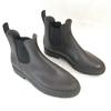 Made In France Waterproof Rubber Upper Side Gore Boots 41 7 25.5-26.0 Brown Rain Shoes Boots