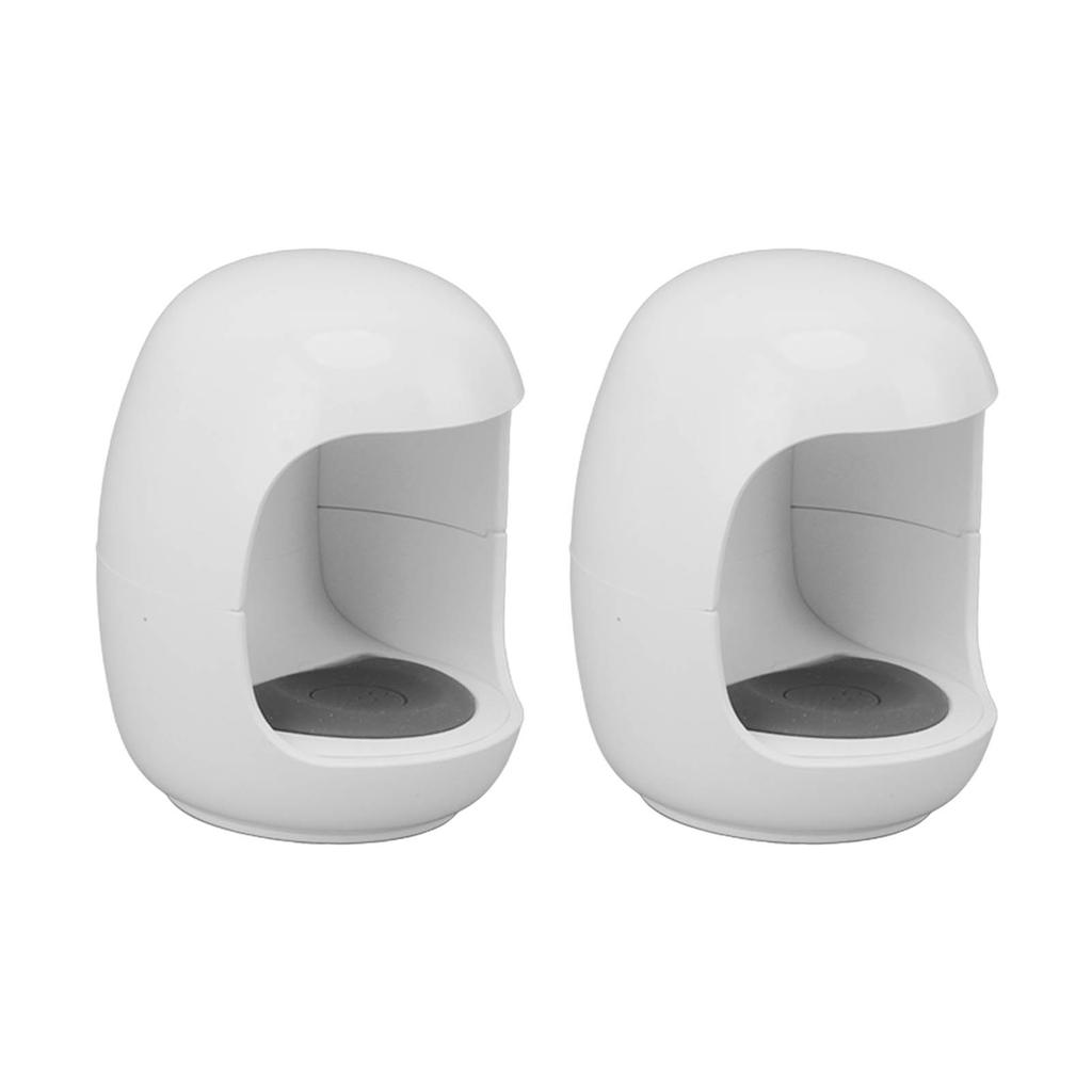 2 Stück Mini LED Nagellampe Niedliche Mini Eierschale Schnelltrocknend Tragbare UV Gel Nagellampe für Heimnagel