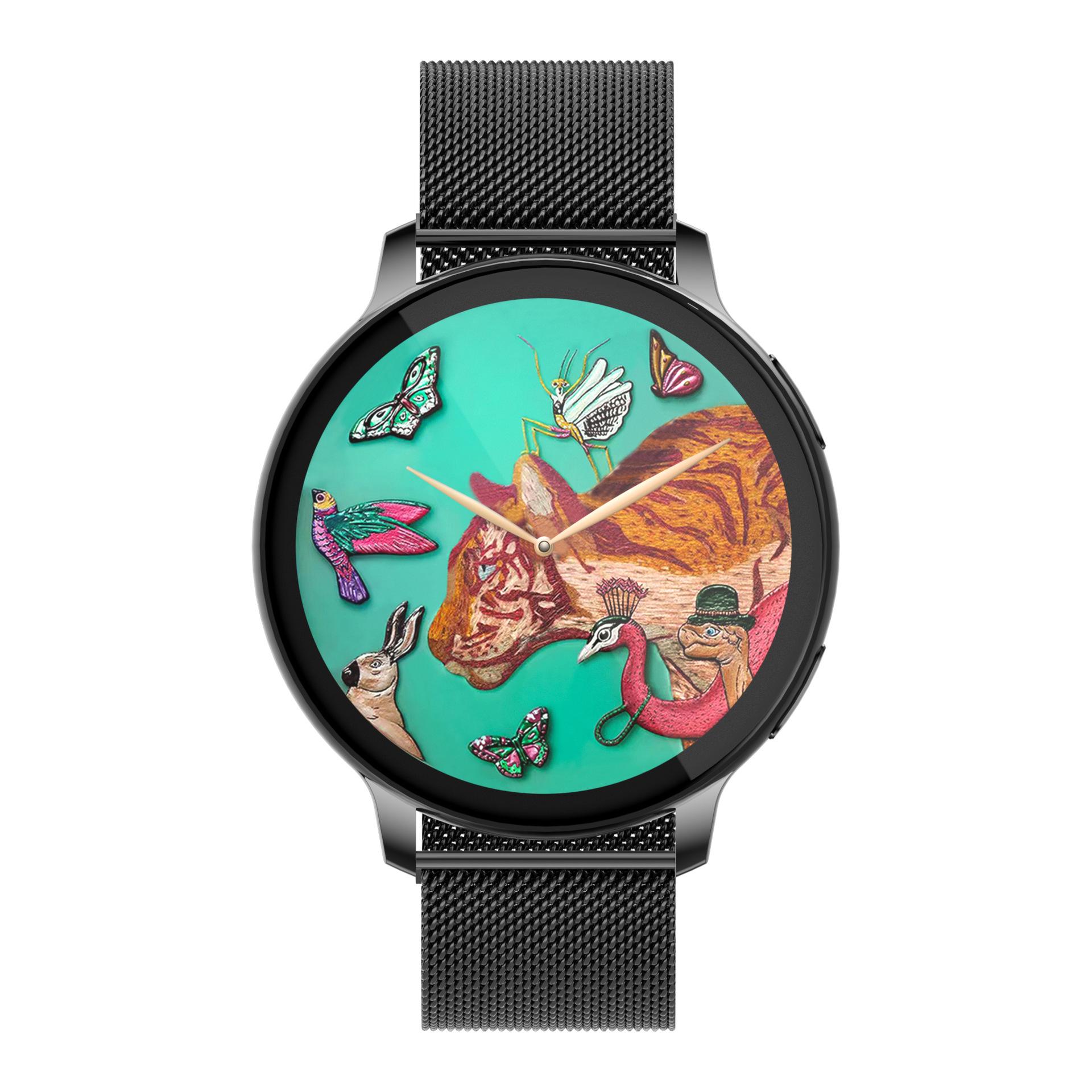 

Умные часы S53: Круглый экран 1,39 , звонки по Bluetooth, подсчет шагов, мониторинг сна и артериального давления, несколько видов спорта, погода.