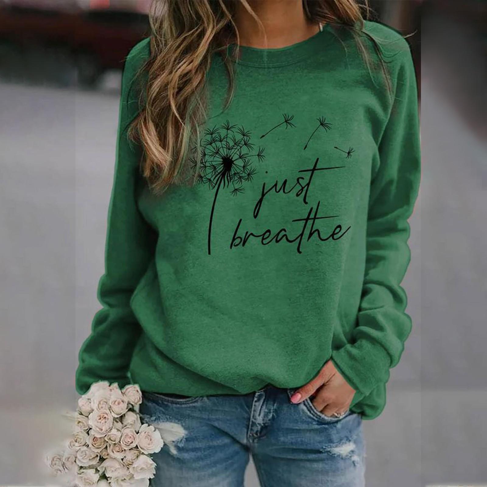 

Женские толстовки с длинными рукавами и принтом M