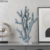 Light Blue Coral Ornaments Resin Handicrafts Table Decoration Simulation Coral Sculpture Modern Artwork Room Aesthetic Decor