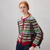 Kemeng Boka Women's 100% Cashmere Fair Isle Cardigan