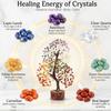 Seven Chakra Crystal Tree Showpiece Good Luck Home Decor Living Room Decoration Items, Wedding Gift for Couples