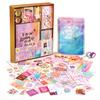 Doe-het-zelf Journal Set Scrapbook Kit Notitieboekjes Pennen Stickers Tapes Bladwijzer Cadeaus