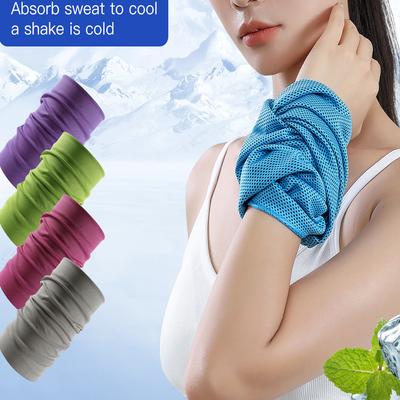 1PC Kälte Schweiß Handtuch Manschette Armband Sport Armschiene Handgelenk Unterstützung Band Tennis Schutz Protector Strap Gym Fitness Laufen Schweißband