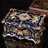 Metal Crafts European Style Retro Jewelry Box Creative High-end Ring Necklace Small Storage Gift