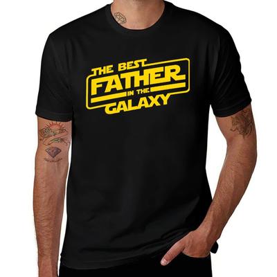 The Best Father In The Galaxy Tshirt Moisture Control Sports Tee Tshirt