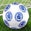 Pallone da calcioBirmingham logo stampato Taglia 5, Cucito a macchina in PVC, Resistente e ad alto rimbalzo, Adatto a tutte le età, Merchandising per tifosi, per partite e uso all'aperto.
