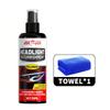 JOKJOK 50ml All-in-One Headlight Restoration Spray - 10-Year Long-Lasting Clear Coat Protection, Hazy & Oxidized Lens Treatment,