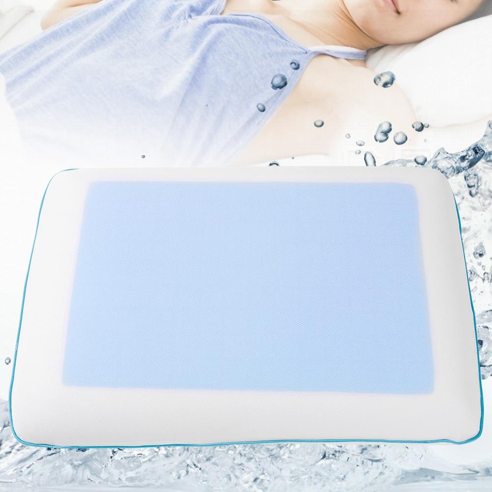 Soft Cool Gel Memory Foam Sleeping Pillow Neck Care Rest Breathable Cushion