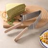 Stainless Steel Cake Cutter Triangular Dessert Holder Cake Slicer and Lifter Kitchen Baking Supplies Baking Tools Food Gripper