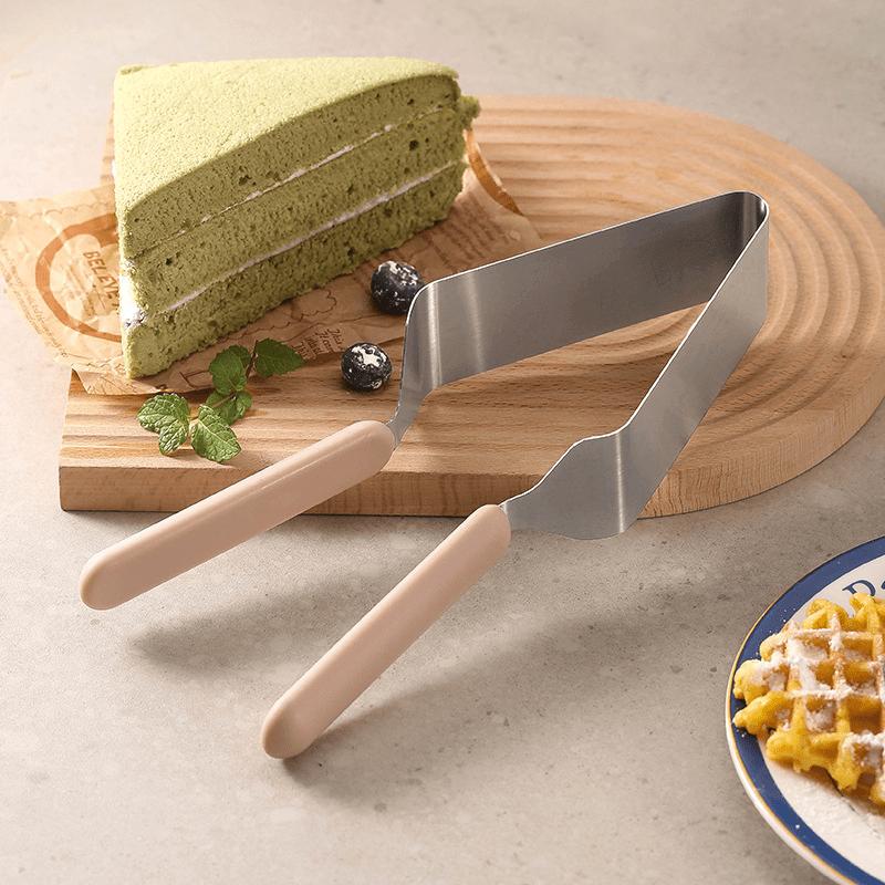 Stainless Steel Cake Cutter Triangular Dessert Holder Cake Slicer and Lifter Kitchen Baking Supplies Baking Tools Food Gripper