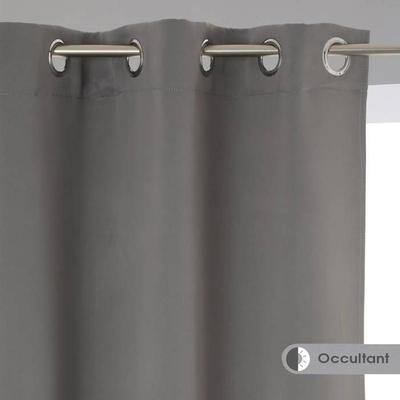 Set of 2 Grey Blackout Curtains 135x240cm - Atmosphera Interior Designer
