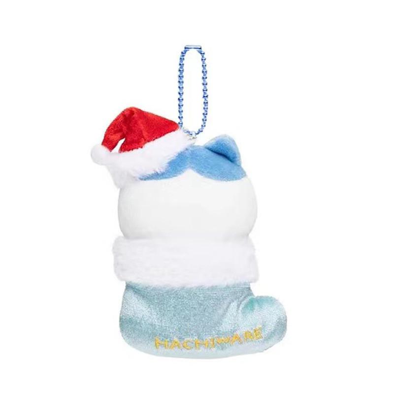 Adorable Christmas Stocking Cat Plush Toy Super Soft Short Plush Cute Gift