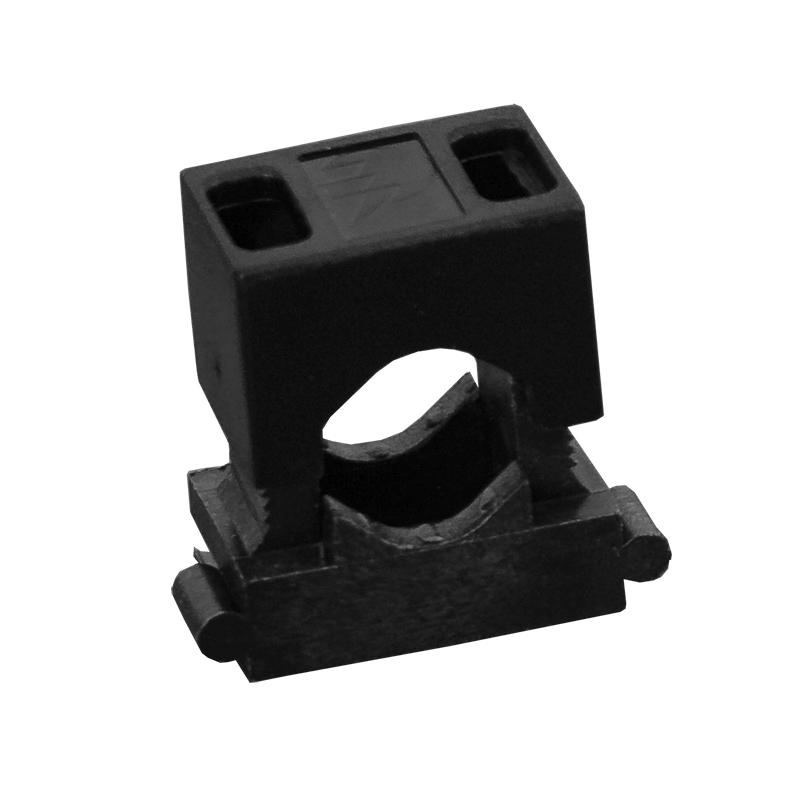 Supporto di Montaggio Cavo a Scatto di Collegamento Um-16 Nero (50 Pz.)