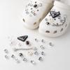 Cute Resin Starfish & Shell Croc Shoe Buckles with High-End Flower Accessories