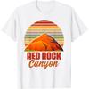 Retro Red Rock Canyon Nevada Souvenir Graphic Themed Print T-Shirt