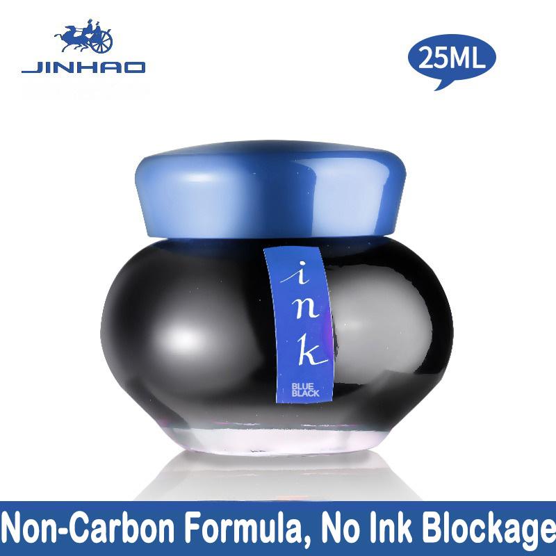 JINHAO 100/50ml Non-carbon Fountain Pen Ink Cartridge Refill Glass Bottled Fountain Pen Ink School Office Supplies Stationery
