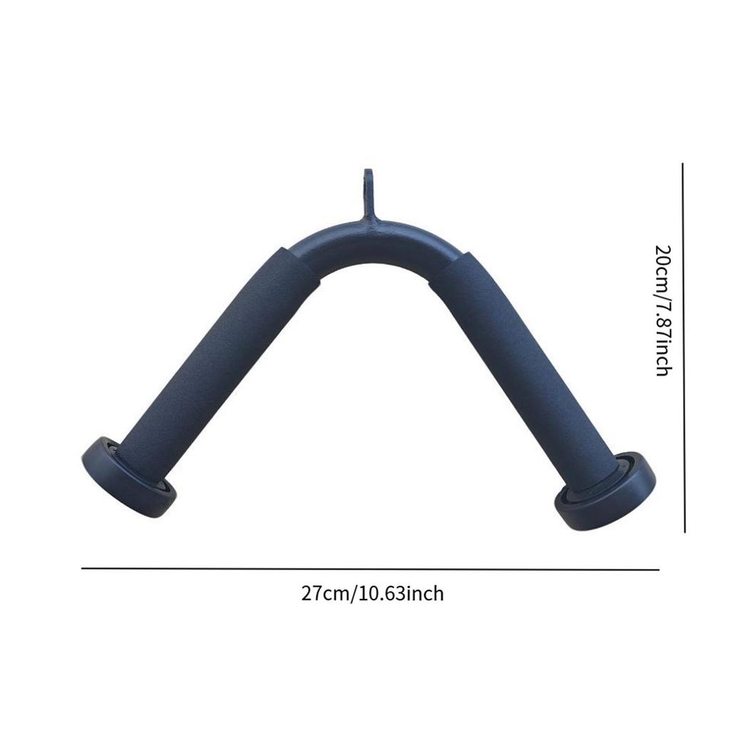 Tricep Press Down V Bar Pull Attachment Ergonomic Cable Machine