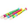 Cute Wooden Plastic Kid Piccolo Flute Musical Instrument Early Education Toy